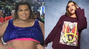 Lady Chokey antes e depois de perder 80 quilos após tratamento - Foto: Reprodução / Instagram