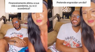 Belo e Gracyanne Barbosa - Reprodução/Instagram@graoficial