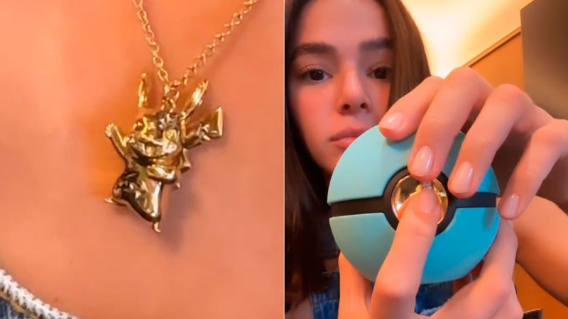 Bruna Marquezine ostentou colar de Pikachu de R$ 140 mil na web - Foto: Reprodução/ Instagram@brunamarquezine