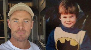 Chris Hemsworth posta foto antiga onde aparece fantasiado de herói da DC Comics - Foto: Reprodução / Instagram