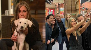 Jennifer Aninston se juntou ao elenco da série para gravar o especial Friends: The Reunion - Foto: Reprodução / Instagram @jenniferaniston