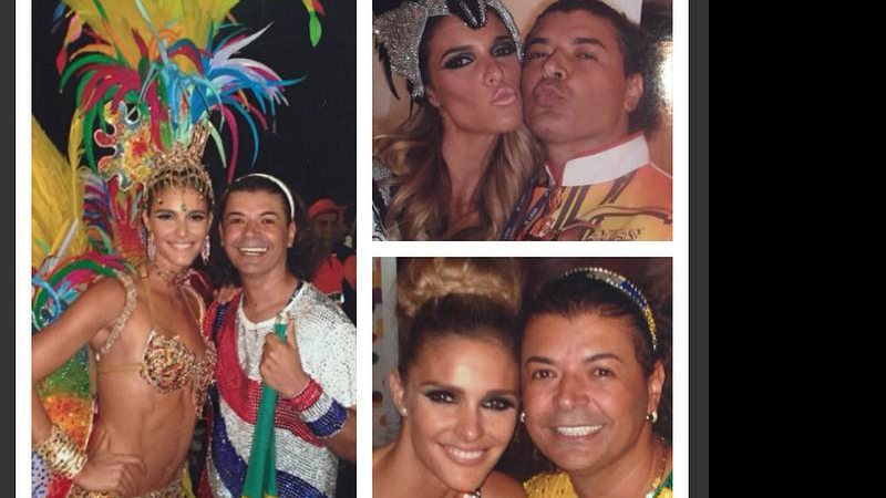 David Brazil mostra fotos de Fernanda Lima no Carnaval (Crédito: Reprodução/Instagram)