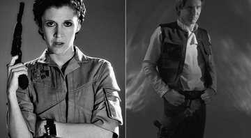 Carrie Fisher e Harrison Ford nos bastidores de O Retorno de Jedi - Foto: It’s Mark Hamill/ Facebook