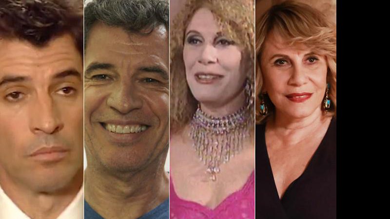 Antes e depois dos atores e atrizes de A Indomada - Foto: Reprodução/TV Globo
