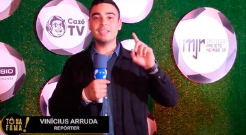 Vinicius Arruda é repórter do Tô na Fama, da RedeTV! - Foto: Divulgação
